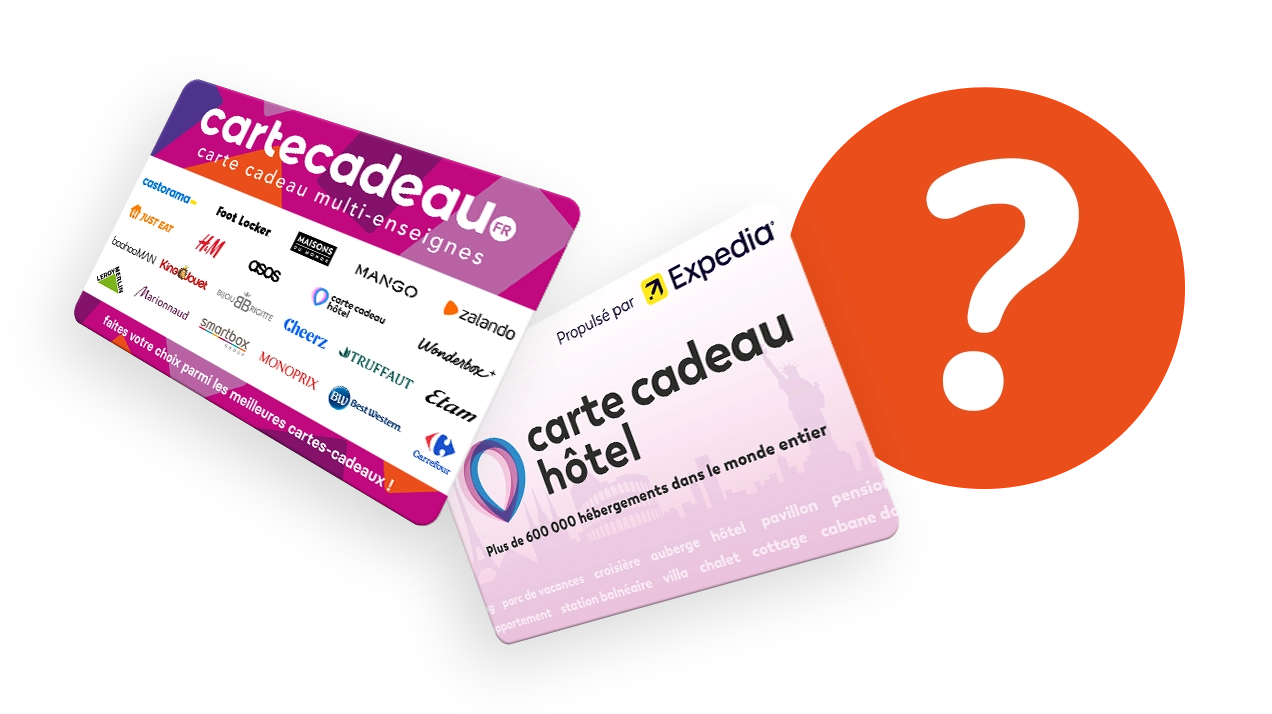 Bons tout-en-un et bons d'hôtel pour les entreprises